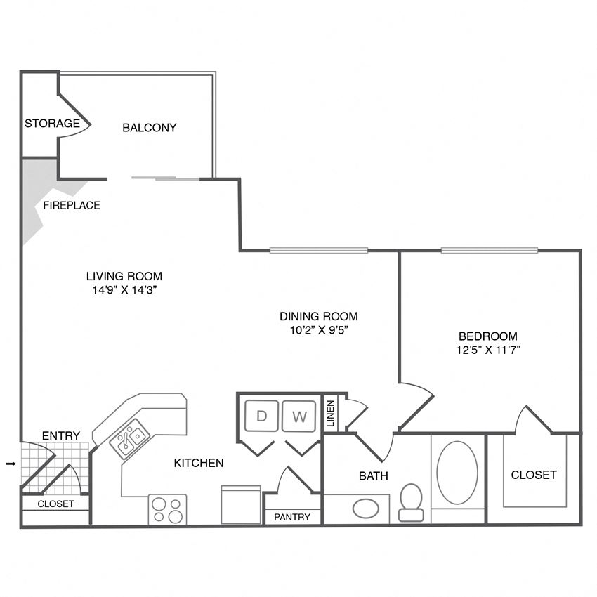 A2 - 1Bedroom 1Bath